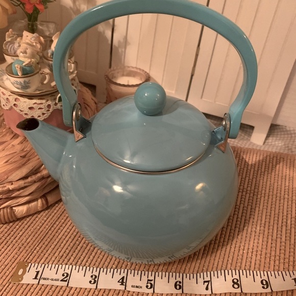 Turquoise Tea Kettle - Picture 10 of 11